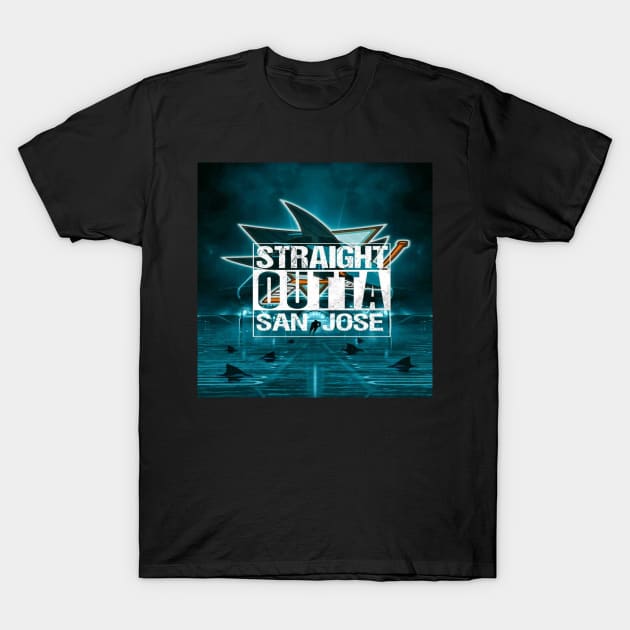 San Jose Sharks T-Shirt by platinumgold12